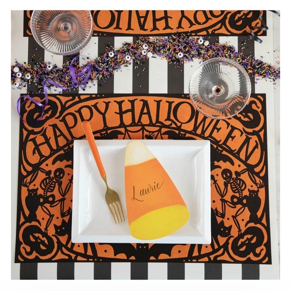 Hester & Cook 25 Feet Runner Paper, Black & White Striped - Picture 2 of 8